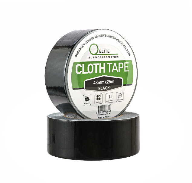Black Cloth Tape (Various Sizes)